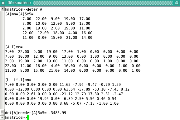 inverse of a matrix