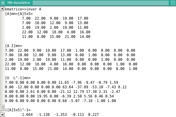 determinant of a matrix